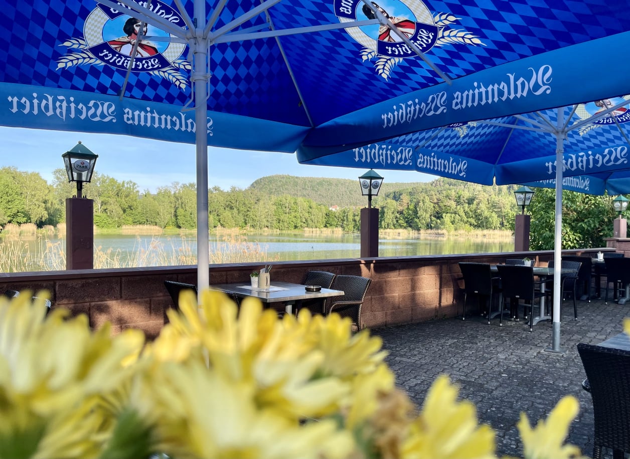 Biergarten des Restaurant Zum Silbersee