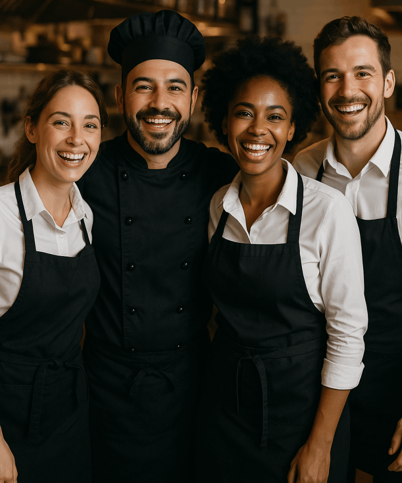 Symbolfoto eines Teams in der Gastronomie